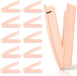 Vive 10 PCS Ostomy Bag Clips - Universal Drainable Pouch Sealing Clamps - Medical Grade Ostomy Supplies for Colostomy, Ileostomy, Postoperative Care (10)