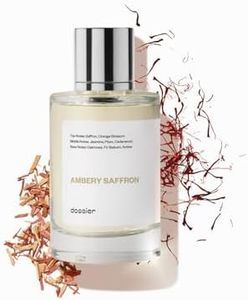 Dossier - Ambery Saffron - Eau de Parfum - Inspired by MFK's B.accarat R.ouge 5.40 - Vegan, Unisex Perfume Spray - 3.4 Fl Oz (100ml)