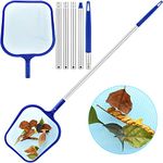 Pool Net Skimmer,Hot Tub Nets for cleaning,Swimming Pool Net, Pool Skimmer Net Leaf and Long Pole Mesh Skimmer Clean Tool for Swimming Pool Pond Spas Hot Tubs Fountains Fish Tank