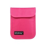 Mindvey Faraday Bags for Car Key Fobs, Credit Cards, Smart Watches/Data Privacy, Electronic Device Security, Anti-Hacking Card Protection 5G RF & RFID Shielding (Pink, Single)