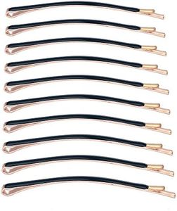 Yishenyishi Pack of 10 Curved Jumbo Bobby Pins,Hair Clips (Blue)