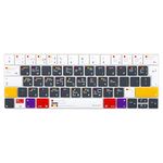 MOSISO Keyboard Cover Compatible with MacBook Pro with Touch Bar 13 and 15 Inch 2019 2018 2017 2016 (Model: A2159, A1989, A1990, A1706, A1707), Silicone Skin Protector (Europe Layout), Mac OSX