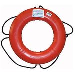 Dock Edge + Inc. USCG Approved Dolphin Life Ring Buoy (Orange, 20-Inch)