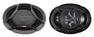 dodj 6x9 Oval Coaxial Car Speaker 90 mm Magnet with Inbuilt Twitter Speaker