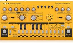 Behringer TD-3-AM Analog Bass Line Synthesizer with VCO/VCF, Yellow