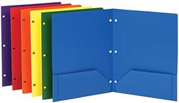 Oxford 2 Pocket Folders, Sturdy Pla