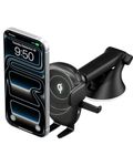 iOttie Easy One Touch Wireless 3 Dash & Windshield Car Mount, Qi Fast Charging Phone Holder, One-Handed Auto Clamp, Adjustable Dashboard & Windshield Mount for iPhone 17 & More Smartphones