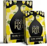 Mask London - Foot Peel Mask - Perfect For Callus, Cracked Heel And Hard Skin - Foot Mask For Exfoliating, Moisturising Treatment For Baby Soft Feet