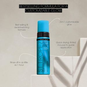 St.Tropez Self Tan Kit – Express Bronzing Mousse & Body Lotion, 200ml, Vegan