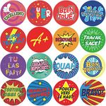 18 Designs French Reward Stickers for Kids, 1008Pcs Incentive Stickers Classwork Award Stickers for Toddlers School Classroom Home Girls Boys Adult Teacher Parent Grandparent Encourage Kids to Do Chores Go to the Toilet