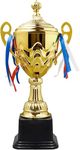 MSYU Gold Award Trophy Cup Large Trophy Props (38cm/ 15inch) First Place Winner Award Trophies Prize Cup Toy for Party Favors Sports Event Game Rewards