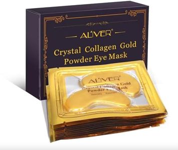 Under Eye Gel Patches Korean Firming Anti-Aging Anti-Wrinkle 24K Gold Eye Masks for Dark Circles Removal