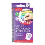 Pack of 20 Acana Moth Killer & Freshener Sachets with Lavender Fragrance by Acana Ltd