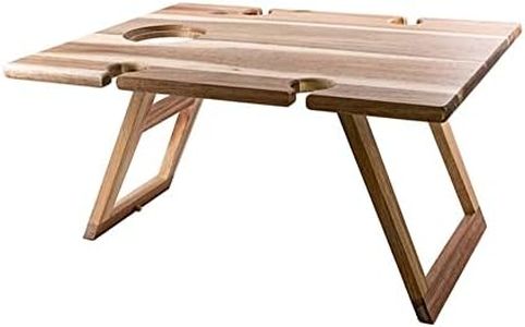 Peer Sorensen Folding Wine/Picnic Table, Acacia