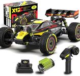 LAFPACY RLAARLO 1/12 Brushless RC Cars for Adults, Max 60 MPH Fast RC Buggy, All Terrain High Speed Remote Control Car Hobby Off-Road RC Truck 4x4 Monster Trucks with 3S Battery