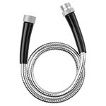 SPECILITE Garden Hose Metal 5 ft, 304 Stainless Steel Short Hose Extension, Lead in Hose - Flexible, Never Kink & Tangle, Puncture Resistant for Yard, Outdoor, Garden