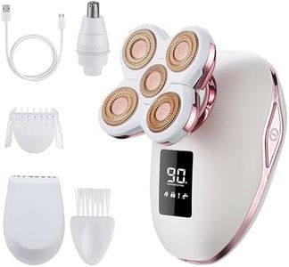 UPTARD Women's Electric Razors For Women Legs Pubic Facial Hair Removal 2 In 1 Womens Electric Shaver For Women,Bikini Trimmer For Lady,Waterproof