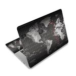 Laptop Skin Sticker Decal,12" 13" 13.3" 14" 15" 15.4" 15.6 inch Laptop Vinyl Skin Sticker Cover Art Protector Notebook PC (2 Wrist Pad Skins Included), Decorative Waterproof Removable,World Map