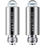Funtery 2 Pcs Halogen Replacement Bulbs Compatible with Welch Allyn, 3.5v Lamp Otoscope Lamp (03100-U)