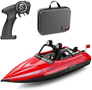 SHANGLIN WL917 RC Boat 2.4GHz Remote Control Boats RC Jet Boat 16km/h RC Boat Toy Kids Adults Boys Storage Bag Package