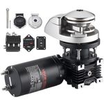 VEVOR Vertical Fishing Windlass, 12V DC 600W, Windlass Anchor Systems Fit for 1/4-Inch Chain or 9/16 & 5/8 Inch Nylon Rope, Max Pull 700 lbs, 316 Stainless Steel Construction, for Boats 20-36 ft