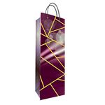 CRAFT ERA Pack of 12 Gift Paper Bags | Wine Gift Bags for Weddings, Return Gifts, Birthday, Presents, and Celebrations (5x3.8x14 Inches)