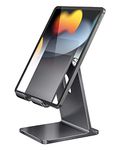 Maxonar Adjustable Tablet Stand Holder, Sleek Looks Tablet Desktop Stand Dock Constructed from Aluminum - Compatible with iPad Air iPad Pro/ iPad Mini 2022 [4.7"-13"], Galaxy Tab S8, Grey