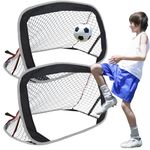 KAIDIDA Soccer Goal Set Pop Up, Soccer Goals Net for Backyard Indoor Outdoor, 122x66x66cm Portable Folding Youth Soccer Goal Training Equipment Mini Net