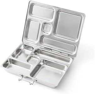 PlanetBox Rover Classic Stainless Steel Bento Lunch Box with 5 Compartments for Adults and Kids (P5000N)