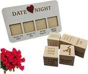 Date Night Dice-Boyfriend Girlfriend Wife Husband Wedding Anniversary Valentines， Reusable Dinner Decider Dice (Love B)