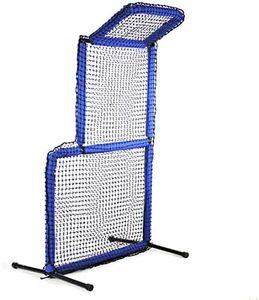 Jugs Protector Blue Series Short-Toss Screen — Top-of-The-Frame Overhang Protects You from ricocheted Balls, 7'H x 4’W, 60 Ply Poly-E Netting and 1.5” Diameter Frame, 1-Year Guarantee