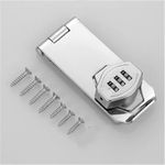 VANDU 3 Digit Cabinet Lock Stainless Steel keyless Entry Door Lock deadbolt Keypad Mechanical Digital Combination Double Security Keyless Stainless Steel Door Lock Code Higher Security (10.1x4.1 cm)