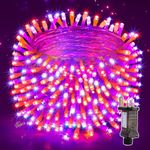 Auriostar Halloween Decorations Fairy Lights - 200 LEDs 20m Halloween Lights Outdoor with 8 Lighting Modes/Timer, IP44 Waterproof Scary Spooky Hanging String Lights Plug in for Party Garden Indoor