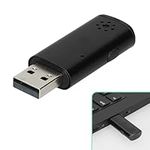 kwmobile USB Microphone for Laptop & Desktop PC - Mini Microphone for Clear Calls - Plug & Play Computer Mic for Video Call Meeting or Class