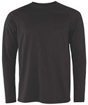 (XX-Large Tall, Black) - Terramar EC2 Military Fleece Expedition Weight Crew Shirt - Men's