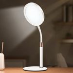 Trayvespace SAD Lamp, SAD Light Therapy Lamp, UV-Free 10000 Lux Sun Lamp Therapy with 3 Light Colors & 9 Adjustable Brightness & 3 Timer for Lift Mood