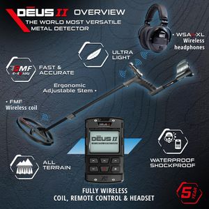 XP DEUS II Metal Detector with 13x11" Search Coil