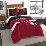 Northwest NCAA Officially Licensed Oklahoma Sooners Comforter & Sham Set Full/Queen