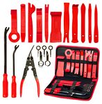 VViViD Auto Trim Panel Removal Tool Kit with Trim Clip Plier Set Car Door Dashboard Wire Terminal and Stereo Removal Instruments 19Pcs Pry Tools in Carry Bag