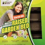 Master Mark 99504 Raised Garden Starter Kit, Pack of 1, Brown