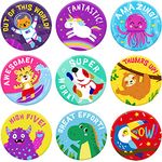 Sweetzer & Orange Reward Stickers for Teachers. 1008 Stickers for Kids in 9 Designs. 1 Inch School Stickers on Sheets. Teacher Supplies for Classroom, Potty Training Stickers, Motivational Stickers