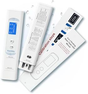 6 in 1 Digital Water Tester for Drinking Water, Portable Water Quality Tester for TOC, COD, EC, UV275, Temp, TDS Meter Digital Water Tester for Well, Tap, Outdoor Water