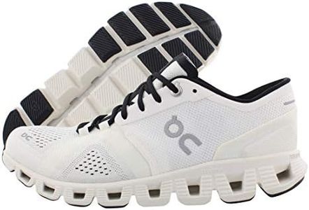 On Running Womens Cloud X Textile Synthetic Trainers, White/Black, 8.5