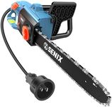 SENIX Electric Chainsaw, 18" Corded Chainsaw,15 Amp Chain Saw for Wood Cutting, Tree Trimming, Garden Tool for Pruning, Branch Cutting, Yard, Fathers Day Gift for Men,Gardener, CSE15-M