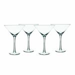 Isaac Mizrahi Western Isle 4-Piece Martini Glass, 9-Ounce