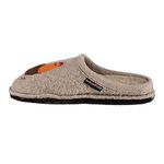 HAFLINGER Gallina Women's Wool Slippers, Natural, Numeric_7