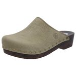 Berkemann Unisex natural toeffler Clog, Green, 5 UK