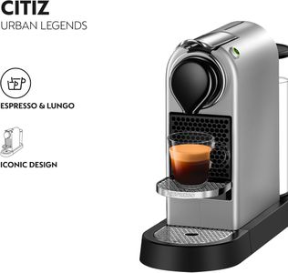 Nespresso Citiz Pod Coffee Machine by Krups – Automatic, Silver