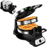 Waffle Maker, 1400W Belgian Waffle 
