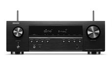 Denon AVR-S660H AV Receiver 8K 5.2ch, Home Cinema Amplifier, Alexa Compatible, Dolby DTS-HD, Bluetooth, AirPlay 2, Radio, and HEOS Built-in Multiroom Audio - Black